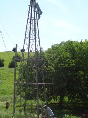 The windmill--or at least the bottom of it