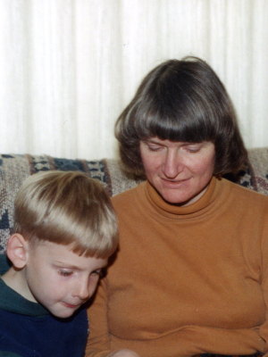 Mom and Timothy reading
