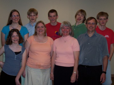 The family at Mom and Dad's 25th Wedding Anniversary