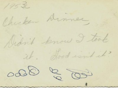 Note on back of previous picture