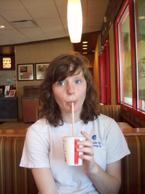 Grace at Arbys