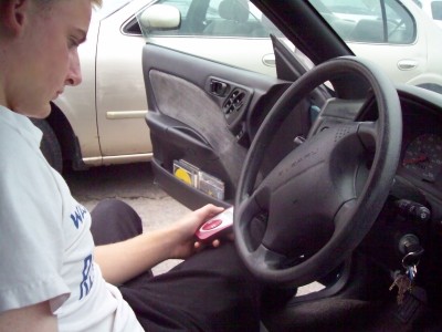 Timothy reading my engine