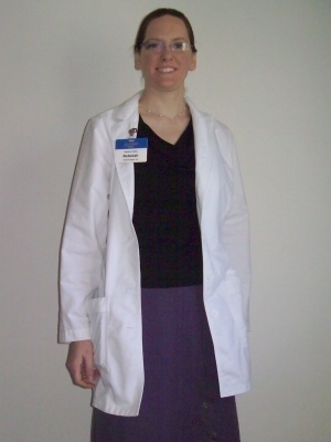 Me in lab coat