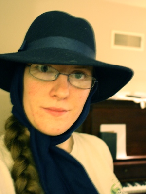 Hat that Ties under my chin