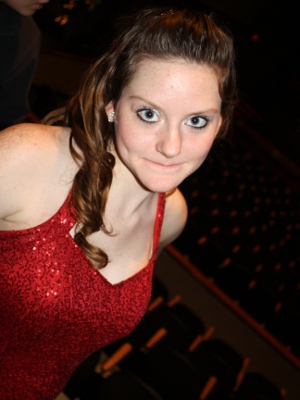 Grace in her show choir duds