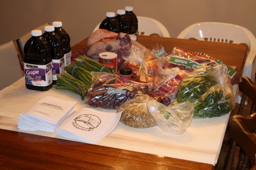 Raw ingredients for my Seder