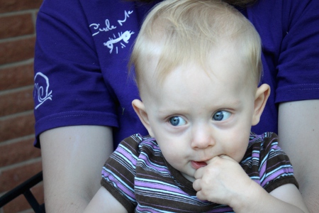 Little Miss Chews on a Finger