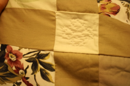 Quilting detail