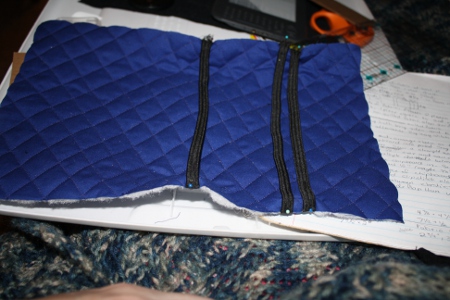 Marking and attaching elastic