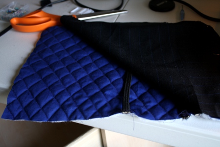 Pinning fabric together