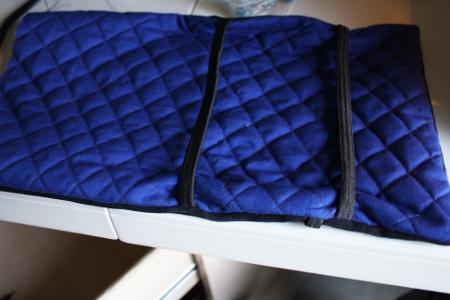 Turning the pocket inside out