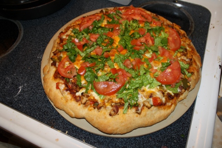 Chicken Enchilada Pizza