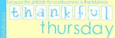 Thankful Thursday banner Thankful Thursday banner