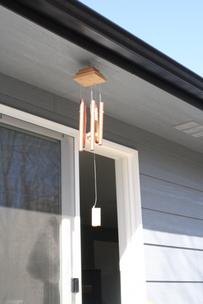 My birthday windchimes