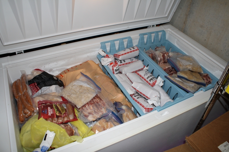 My chest freezer, stuffed full